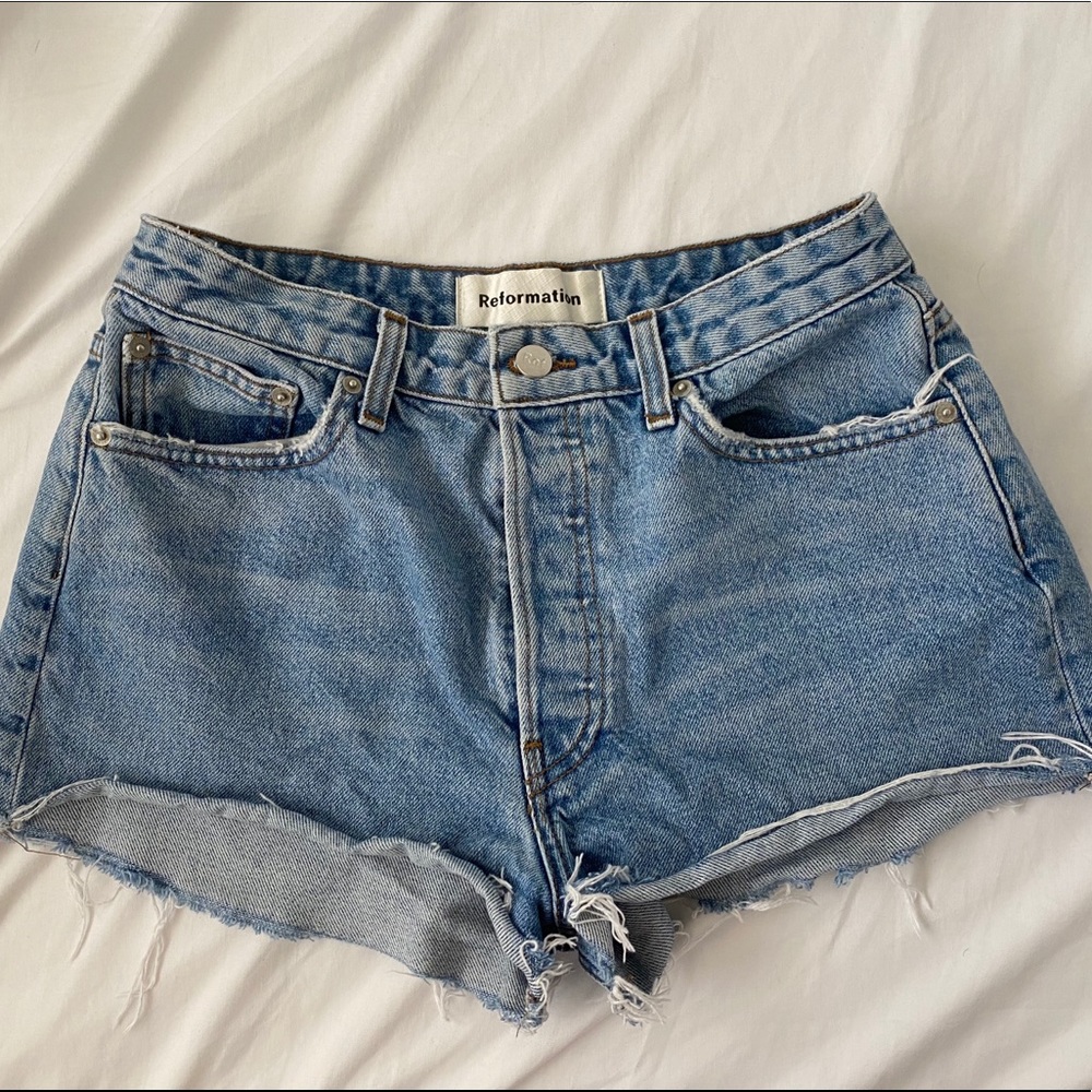 Reformation Jean Short Caribbean size 28